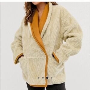 ASOS Cozy Cream Sherpa Jacket